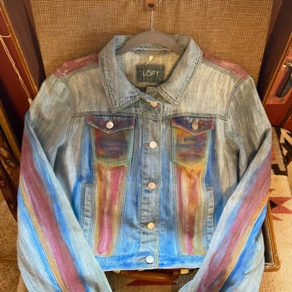 Loft Stars & Stripes One of a Kind Denim - Picture 2 of 16